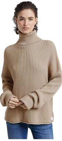 Loose Turtle Knit, beige (Sandstorm D25753-d496-b736), M