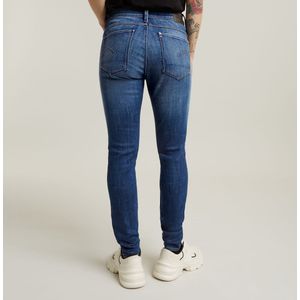 G-Starvoor vrouwen. D25760-D829-071 Jeans Lhana Skinny blauw (24/32), Casual, Katoen, Denim