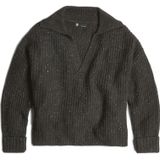 Loose Polo Heavy Knitted - Beige - Dames