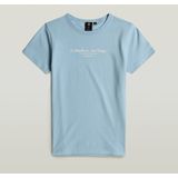 G-Star RAW - Top - Lichtblauw - Regular Fit - Biologisch Katoen