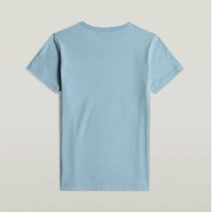G-Star RAW - Top - Lichtblauw - Regular Fit - Biologisch Katoen