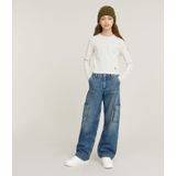 G-Star RAW - Slim Crop - Top - Wit - Lange Mouw