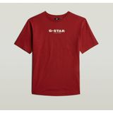 G-Star RAW - Kids T-shirt Loose - Rood - Graphic T-shirt