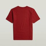 G-Star RAW - Kids T-shirt Loose - Rood - Graphic T-shirt