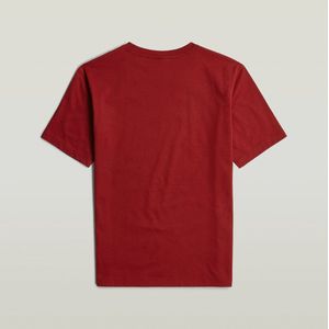 G-Star RAW - Kids T-shirt Loose - Rood - Graphic T-shirt