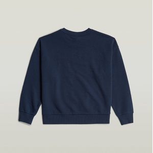 Meisjes Sweater Unbrushed - Donkerblauw - meisjes