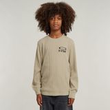 Tweeter Kids - Beige - Sweater - Lichtgewicht - Graphic Design