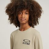 Tweeter Kids - Beige - Sweater - Lichtgewicht - Graphic Design