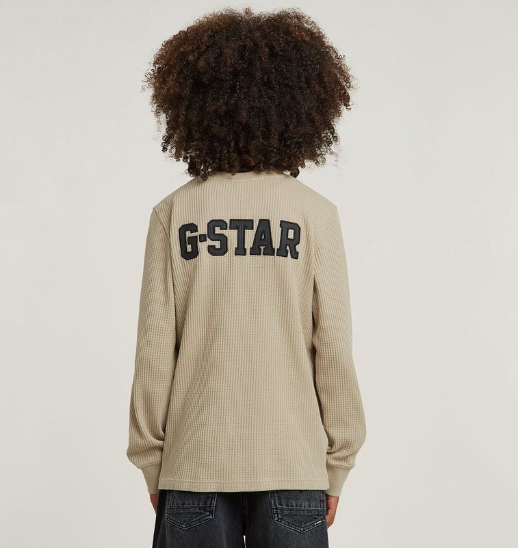Tweeter Kids - Beige - Sweater - Lichtgewicht - Graphic Design
