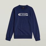 G-Star - Sweater Unbrushed - Donkerblauw - Jongens