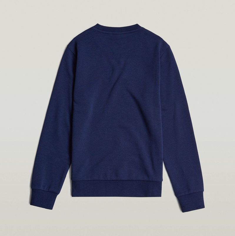 G-Star - Sweater Unbrushed - Donkerblauw - Jongens