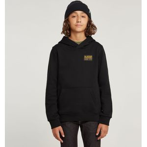 G-Star RAW - Hoodie Brushed - Zwart - Jongens