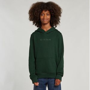 G-Star RAW - Hoodie Brushed - Groen - Jongens