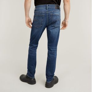 G-Star - 3301 Slim - Heren Jeans - Kleur Blauw
