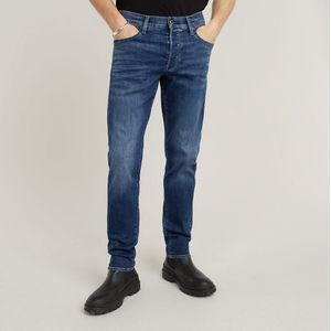 G-Star RAW Heren Jeans Broeken 3301 SLIM slim Fit Blauw Volwassenen