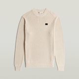 G-Star Trui, S, wit (Whitebait D23930-c868-1603), S