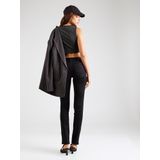 G-Starvoor vrouwen. D25522-D837-A810 Jeans Lynn Mid Skinny zwart (24/32), Casual, Katoen, Denim