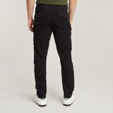 G-Starvoor mannen. D25523-D846-H010 Cargo 3D Normale Taps toelopende broek groen (27/30), Casual, Katoen