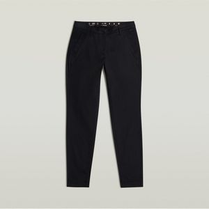 Bronson Mid Waist Chino - Zwart - Dames