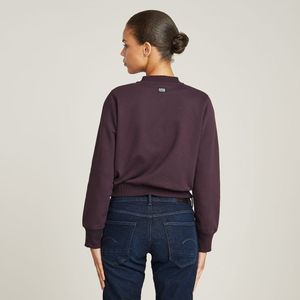 G-Star RAW - Bomber Sweatshirt Jack - Lila - Katoen