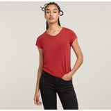 G-star - Eyben Slim V T 2.0 - T-shirt - Zwart - 100% Biologisch Katoen