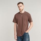 G-Star - D24449-2653-G701 - T-shirt - Bruin - Korte Mouwen - Biologisch Katoen - Duurzaam