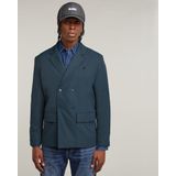 G-Starvoor mannen. D25129-D517-862 Blazer Tech blauw (S), Casual, Gerecycled polyester, Duurzaam