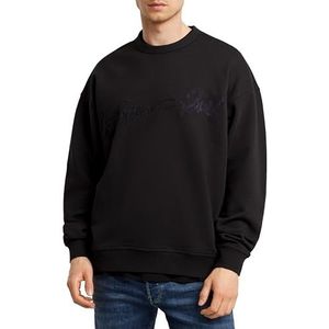 G-Star - Chenille G-Script Loose - Sweater - Zwart - Biologisch Katoen