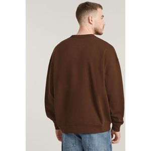 G-Star RAW - G-Script Loose r Chenille Sweatshirt - Bruin