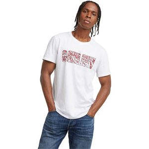 G-Star - D25139-336-110 - T-shirt - Wit - Korte Mouwen - Biologisch Katoen - Duurzaam