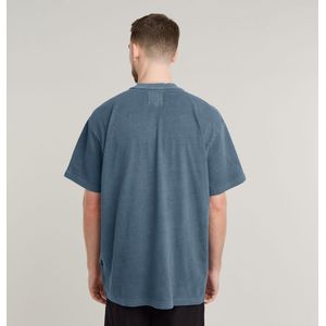 Pigment Dye Loose Regular Tee, Blauw (Avio Gd D25162-c756-g744), XS