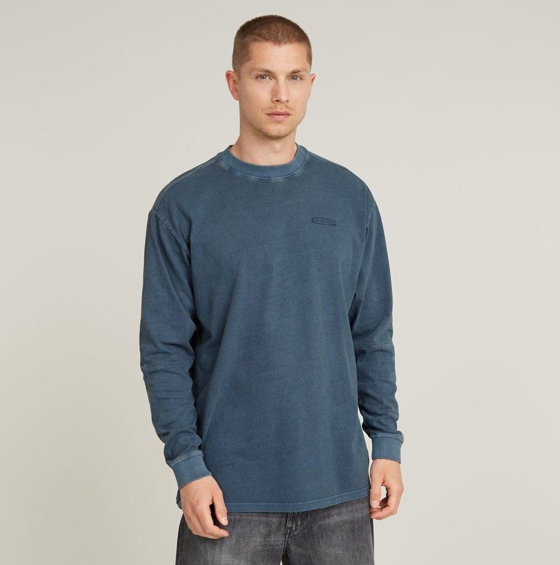 G-Star - D25163-C756-G744 - T-shirt - Blauw - Biologisch Katoen - Duurzaam