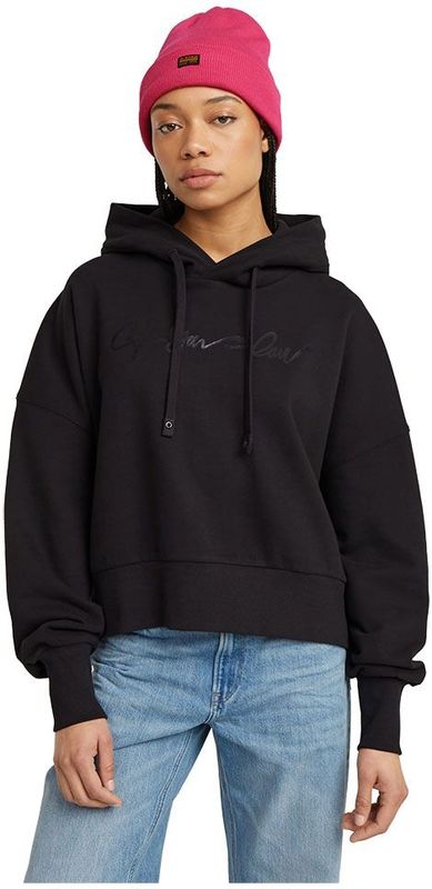 G-star - D25168-d562 Hoodie - Zwart - 100% Biologisch Katoen