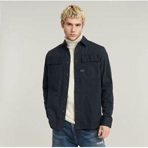 G-Star RAW - CPO Regular - Overhemd - Blauw - Lange Mouwen