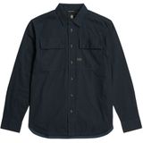 G-Star - D23583-D773-862 - CPO Overhemd - Marineblauw - Katoen - Lange Mouwen
