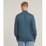 G-Star RAW Premium core Mock Knit, blauw (Avio D25175-d847-1820), S