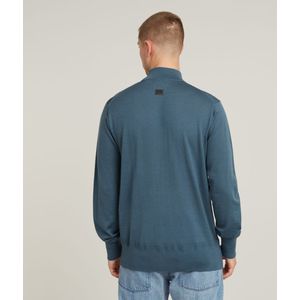 G-Star RAW Premium core Mock Knit, blauw (Avio D25175-d847-1820), S