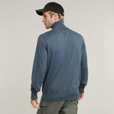 G-Star - D25177-D847-1820 - Gebreide Trui - Blauw - 100% Merino Wol, Duurzaam