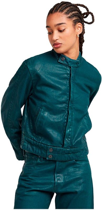 G-Star - D25184-D436-G760 Korte Moto Jas - Blauw - Biologisch Katoen - Duurzaam