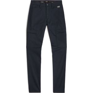 Cargobroek - Zwart - Satijngeweven - Comfortabele Stretch