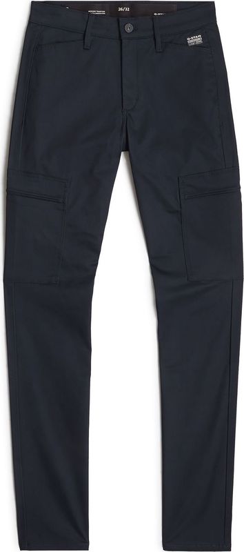 Cargobroek - Zwart - Satijngeweven - Comfortabele Stretch