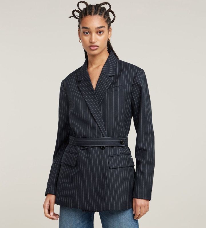 G-Star - D25284-D721-G789 - Jas - Marineblauw - Verstelbaar - Gerecycled Polyester