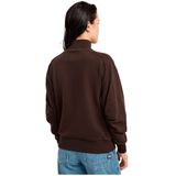 G-Starvoor vrouwen. D25296-D704-G692 Asymmetrische trui met knoopsluiting bruin (XS), Casual, Biologisch katoen, Duurzaam