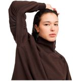 G-Starvoor vrouwen. D25296-D704-G692 Asymmetrische trui met knoopsluiting bruin (XS), Casual, Biologisch katoen, Duurzaam