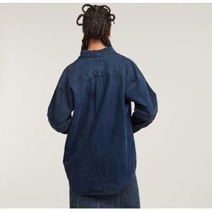 Modulair shirt, blauw (Worn in Dusky Clouds D25358-d252-g798), XS