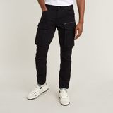 G-Star RAW - Rovic Zip 3D - Cargobroek - Zwart - Regular Tapered