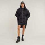 G-Star - D25449-D414-6484 - Moto Jurk - Zwart - Gerecycled Polyester - Duurzaam