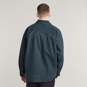 Boxy Fit Shirt - Donkerblauw - Heren