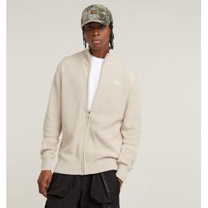 G-star Detailed Trui Met Volledige Rits Beige Man