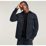 Overshirt GPO - Rits - Groen - Twill Geweven - 50% Gerecycled Polyester